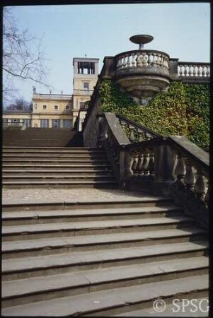 Potsdam, Park Sanssouci, Orangerie-Umgebung, Terrassenanlage.