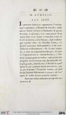 M. Aurelio Tav. LXVII
