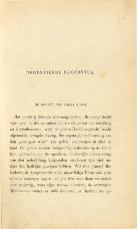 Negentiende hoofdstuk. De omgang van Sakja Moeni