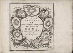 Citta fortezze ed altri luoghi principali : alle sponde del Reno ; e d'altri fiumi suoi tributary