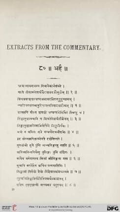 Extracts from the commentary