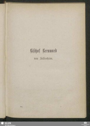 Bischof Bernward von Hildesheim