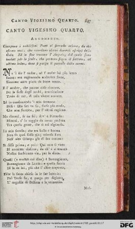 Canto vigesimo quarto