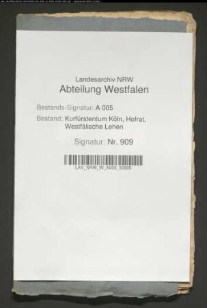 Vermischte Schriftstücke über Belehnungen und Prozesse um die zum Hause Füchten gehörenden Voßwinkeler Lehnsstücke