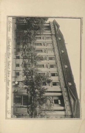 D. Kaiserliches Palais. Rückseite Behren Strasse.