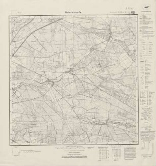 2823 (alte Nr.: 1376) Ostervesede, Meßtischblatt (4cm - Karte)