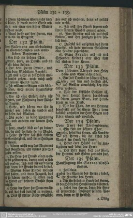 Der 132 Psalm