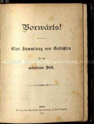 Sammlung von Arbeitergedichten