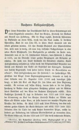 508-516 Aachens Reliquienschatz