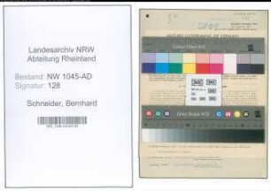 Entnazifizierung Bernhard Schneider , geb. 17.10.1897 (Beamter)