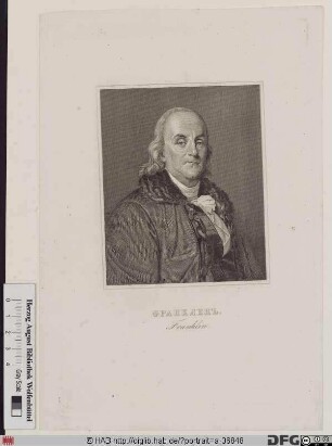 Bildnis Benjamin Franklin