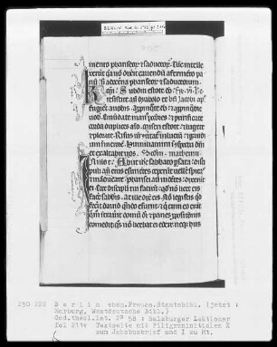 Lektionar aus Salzburg — Initialen K und I, Folio 211verso