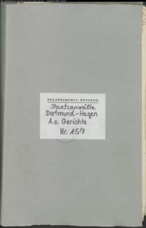 Landfriedensbruch, (Plünderungen, tätlicher Widersetzung, Aufruhr, Gefangenenbefreiung, Vergehen usw. in Hamm am 3.- 4.7.1919)