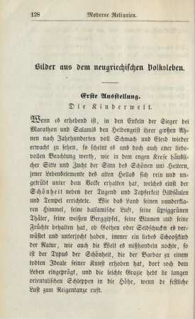Bilder aus dem neugriechischen Volksleben
