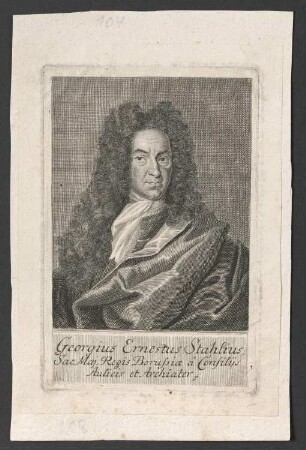 Porträt Georg Ernst Stahl (1659-1734)