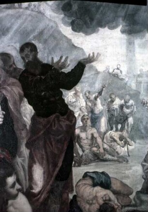 Der heilige Augustinus erscheint den Pestkranken