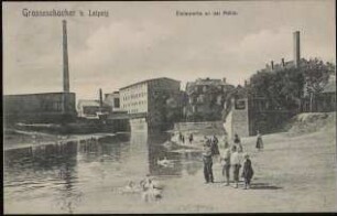 Grosszschocher b. Leipzig: Elsterpartie an der Mühle