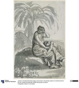 Hagar und Ismael in der Wüste