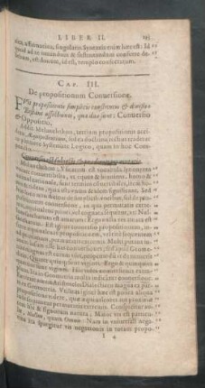 Casp. III. De propositionum Conversione