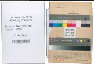 Entnazifizierung Bernd Koch , geb. 23.12.1913 (Beamter)