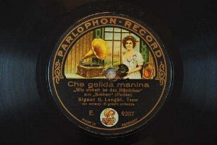 Che gelida manina "Wie eiskalt ist das Händchen" : aus "Bohème" / (Puccini)