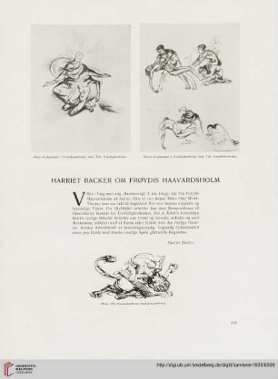 Harriet Backer om frøydis Haavardsholm