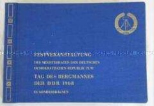 Dokumentation zum Tag des deutschen Bergmannes 1968