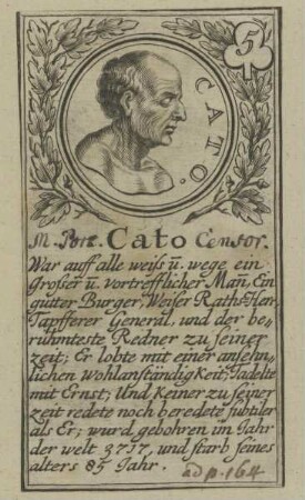 Bildnis des Marcus Porcius Cato (Censorius)