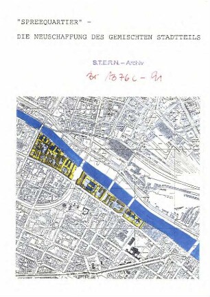 Ideenskizze: "Spreequartier"