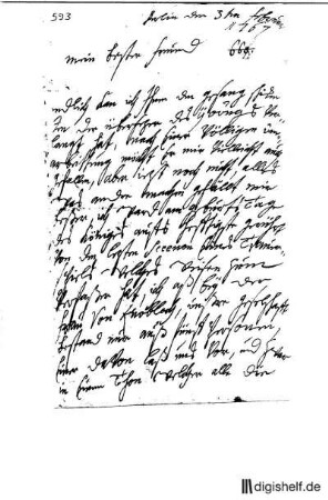 593: Brief von Anna Louisa Karsch an Johann Wilhelm Ludwig Gleim
