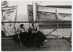 Auf dem Passagierschiff "Europa"