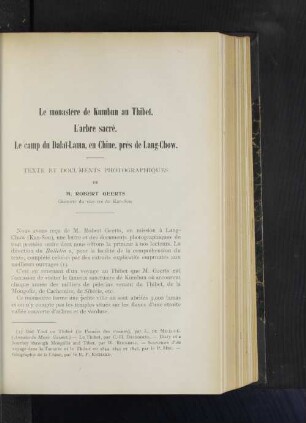 Le monastère de Kumbun au Thibet