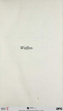 Waffen (Nr. 381-453)