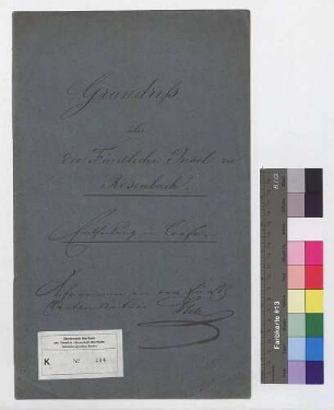 Insel zu Rosenbach und ihre Einteilung in Lose (Inselkarte)