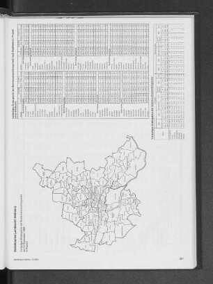 Vorläufiges Endergebnis der Bezirksversammlungswahl nach Stadtteilen in Prozent (ohne Briefwahl)