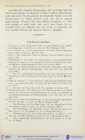 Schriftenverzeichnis