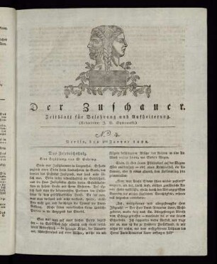 No. 4 - 8. Januar 1822