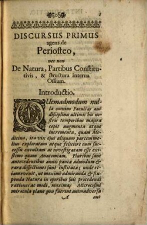 Osteologia nova : sive novae quaedam observationes de ossibus, et partibus ad illa pertinentibus ...