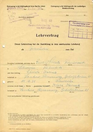 LEHRVERTRAG HOLLARTZ - KARNATZ