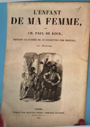 L' enfant de ma femme : Éd. illustrée de 13 vignettes par Bertall