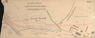 Grunderwerbskarte der Gemeinde Derendorf in 3 Blättern und Gemeinde Moersenbroich.