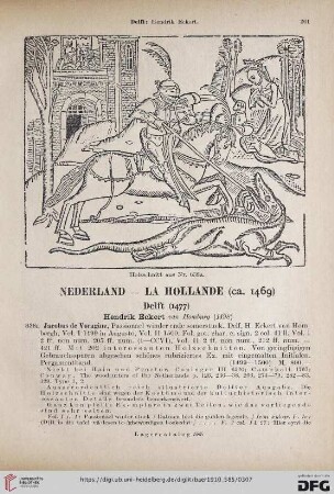 Nederland / La Hollande (ca. 1469) (Nr. 638a - 646)