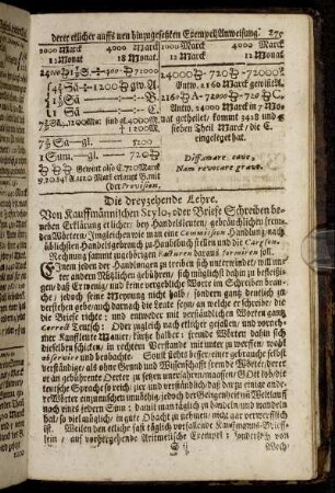 Die dreyzehende Lehre. Von Kauffmännischen Stylo-, oder Briefe Schreiben [...]
