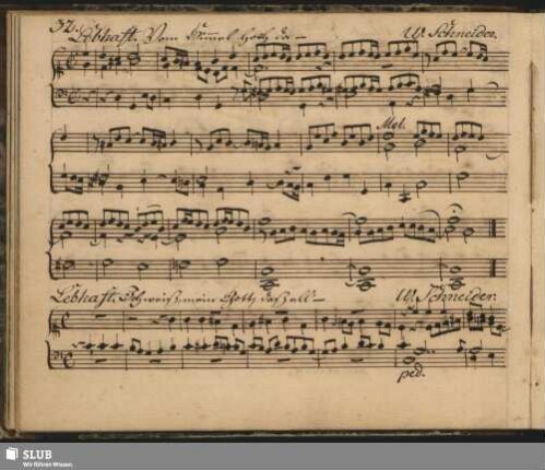Schneider, Wilhelm: Vom Himmel hoch; C dur