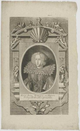 Bildnis der Maria Anna, Hertzogin in Bayern, Ferdinandi II. erstere Gemahlin