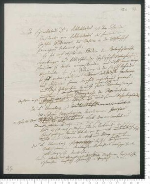 Erster Entwurf eines Empfehlungsschreibens für Dietrich Franz Leonhard von Schlechtendal mit Briefentwurf an Otto von Kotzebue, Briefentwurf an Unbekannt sowie Manuskriptentwurf von "Bmerkungen und Ansichten, Kap.: "Überblick des Großen Ozeans, seiner Inseln und Ufer", Überschrift: "Die Bewohner des grossen Ozeans"