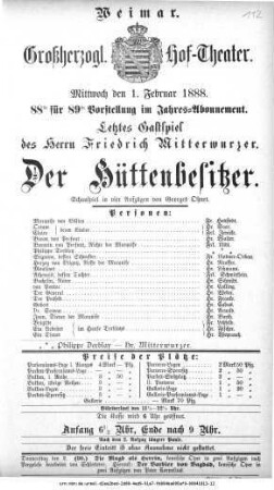 Der Hüttenbesitzer
