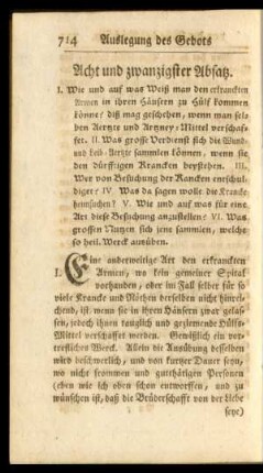 Acht und zwanzigster Absatz