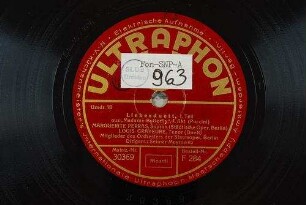 Liebesduett, I. Teil : aus "Madame Butterfly", I. Akt / (Puccini)