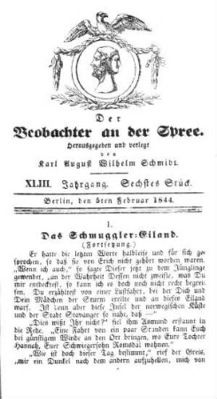 6. Stueck, 5. Februar 1844